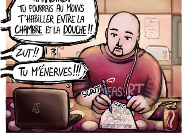 Trouve-toi un vrai travail Sebi Comis Sebi Comics Thomas Cyrix Comic Webcomic français Bande dessiné BD Dessin Amandine Sensibilité